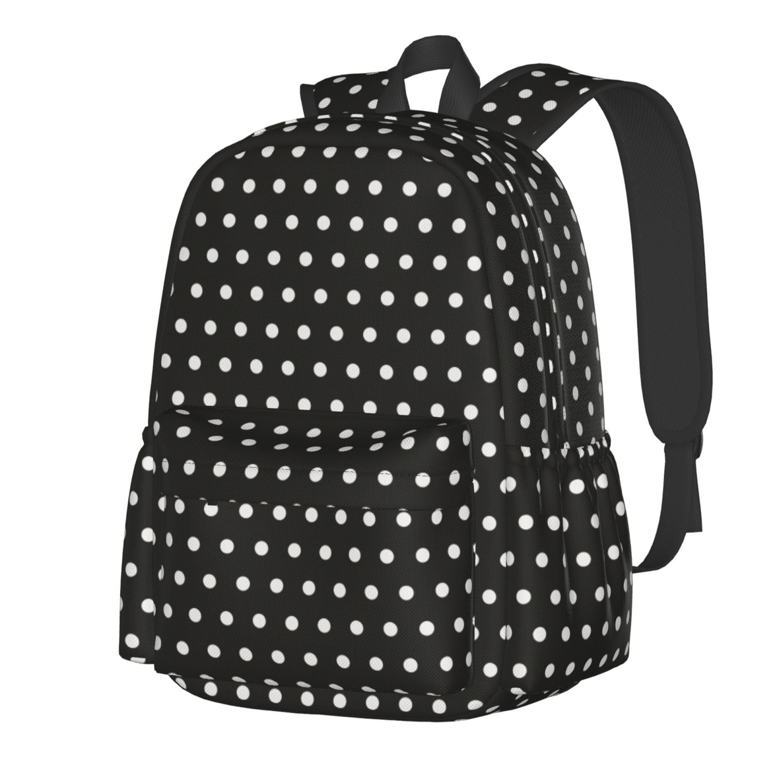 Black And White Polka Dot Backpack