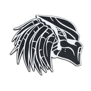 White/Black Right Facing Predator Emblem