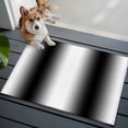 thumbnail image 1 of White Black Washable Area Rug 2x3 Gradient Modern Art Ombre Low-Profile Area Rugs with Non Slip Backing Indoor Floor Carpet for Entrance Living Room Bedroom Home Office, 1 of 9