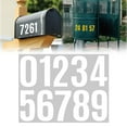 thumbnail image 1 of White Block Vinyl Number Stickers 4 Inch for Mailbox Car Home, By Meiiso, Large Inventory!, 1 of 9