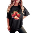 thumbnail image 1 of White Blouse for Women Dressy Cotton Womens V Neck T Shirts Loose Fit Summer Clothes for Women 2025 Vacation Trendy, 1 of 7