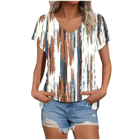 White Blouse for Women Dressy Petite Casual Grey Shirts for Women Dressy Casual Short Sleeve Tunic Tops for Women XS