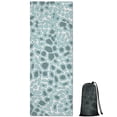 thumbnail image 1 of White and Blue Of Animal Print Hot Yoga Mat Towel Non Slip for Hot Yoga - Quick-Drying Yoga Mat Cover with 4 Corner Pockets with Travel Bag - Hot Yoga Towel Non Slip 74"x26", 1 of 6