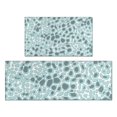 thumbnail image 1 of White and Blue Of Animal Print Kitchen Rugs Sets Of 2,Anti Fatigue Kitchen Mat Rugs Non Slip Washable,Decorative Kitchen Floor Mats for Kitchen,Sink,Laundry,17"x30"+17"x47", 1 of 7