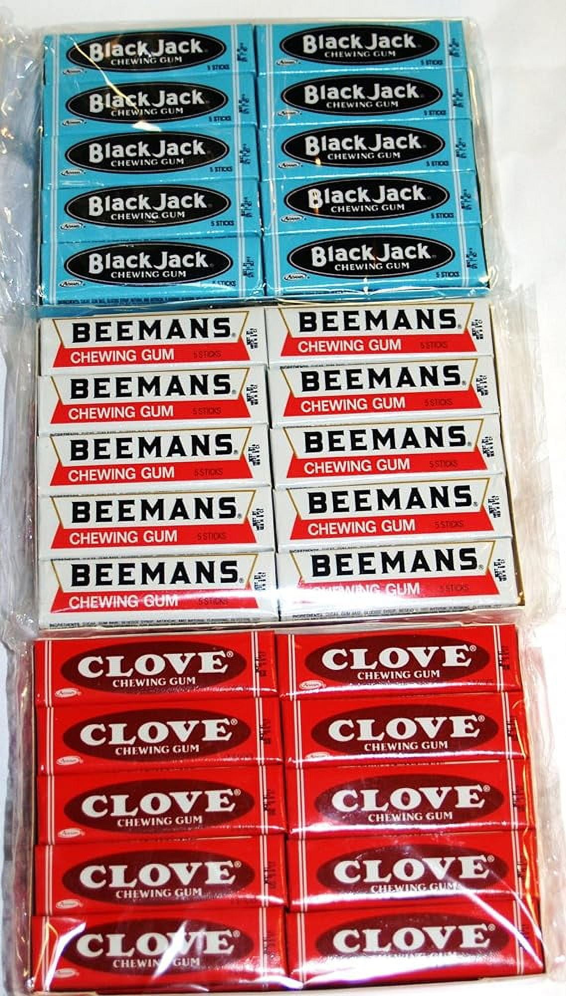 White & Blue Chewing Gum Gift Pack Containing 60 Packages Of Chewing