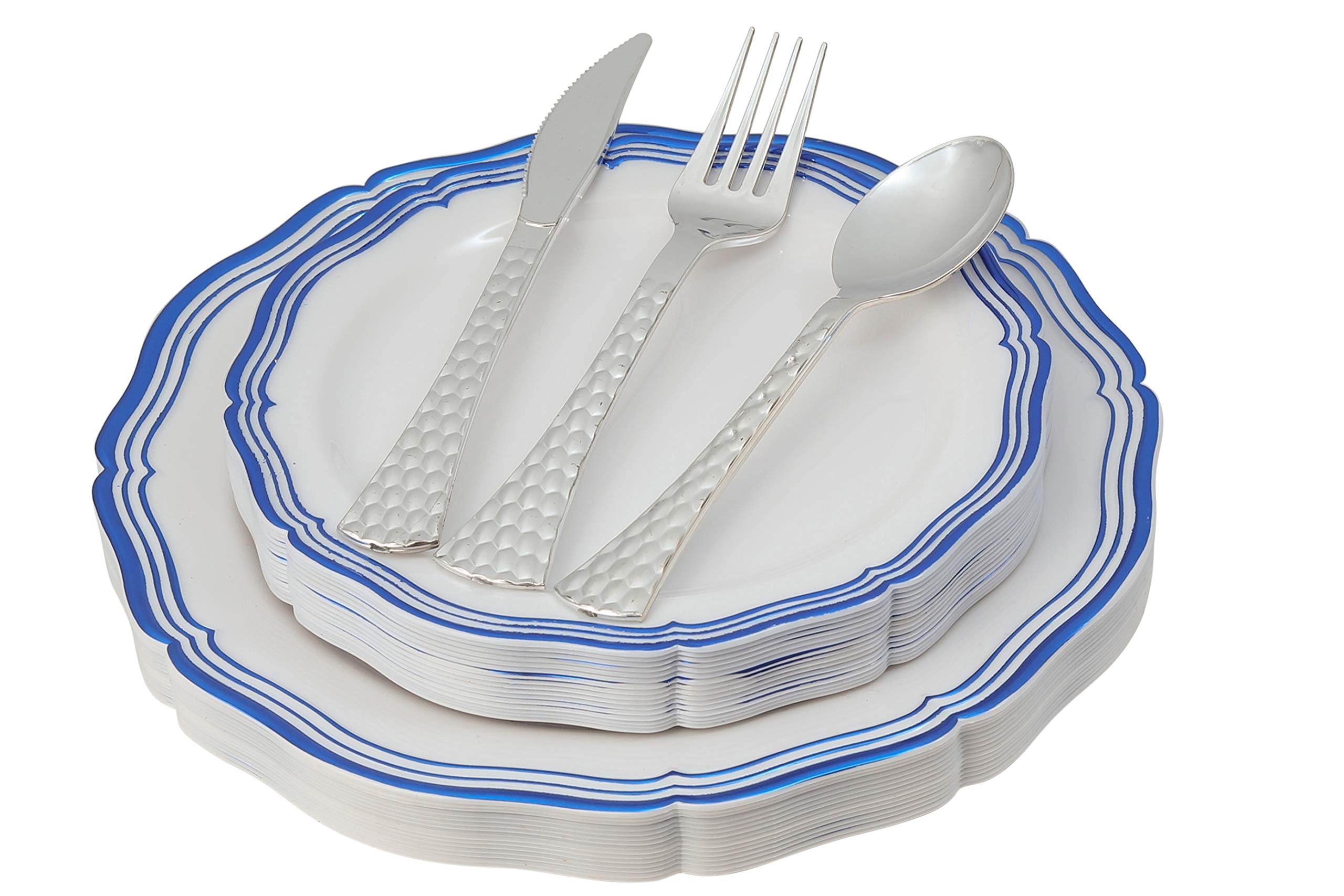 https://i5.walmartimages.com/seo/White-Blue-Plastic-Plates-Cutlery-Set-100-Piece-Elegant-Disposable-Dinnerware-Silverware-Set-Service-20-Includes-20-Dinner-Salad-Plates-Forks-Spoons_b16c9636-9e6a-4fc8-a87f-cbcd320a4eaf_1.a63656eb5f5fe5187f87f638e610931e.jpeg