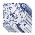 thumbnail image 1 of White Blue Spring Floral Cloth Napkins, Summer Botanical Hummingbird Washable and Reusable Dinner Napkins Set of 6, Table Napkin for Kitchen Party Birthday Wedding Hotel Housewarming 20"x20", 1 of 8