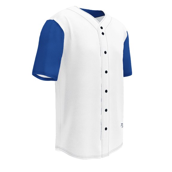 White & Blue baseball jersey (2XS)