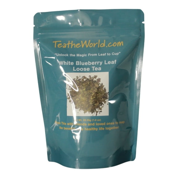 TTW White Blueberry Caffeine-Free Loose Leaf Tea, 1 Oz