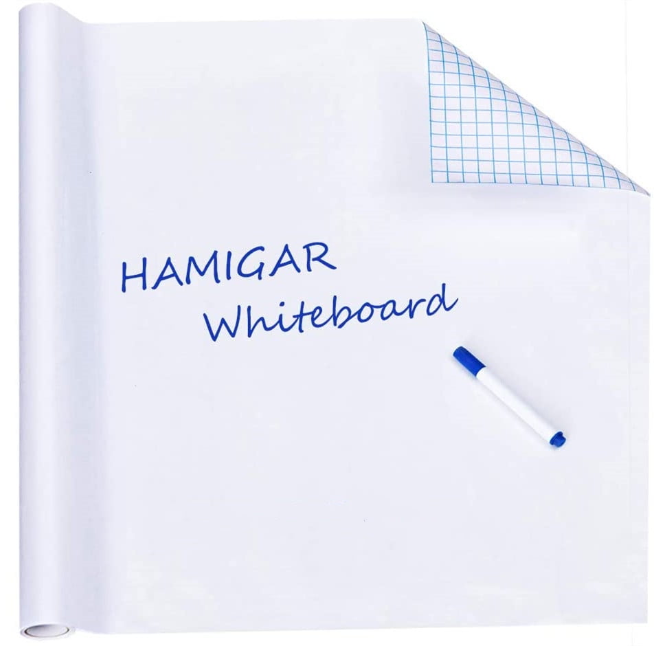 White Board Sticker, Dry Eraser Paper for Wall, 18x79 Inch, Stain