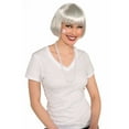 thumbnail image 1 of White Bob Wig Halloween Costume Accessory, 1 of 2