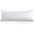 thumbnail image 1 of White Body Pillow Cover, 20"x 54" Body Pillow case 1 Piece Super Soft 600 Thread Count 100% Natural Cotton Envelope Closure, 1 of 4