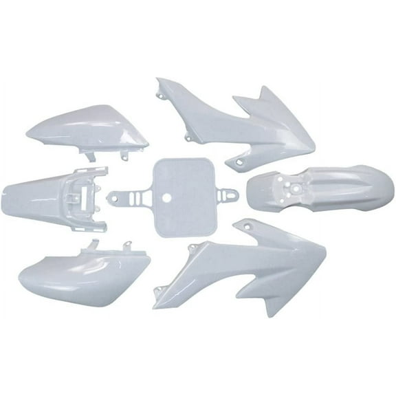 White  Body Work Plastic Fairing Kit For XR50 CRF50 Chinese 50cc 90cc 110cc 125cc 140cc 150cc 160cc Dirt Pit Bike
