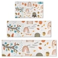 thumbnail image 1 of White Boho Bohemia Rainbow Autumn Leaves Trees Pattern Kitchen Rugs Sets Of 3,Kitchen Runner Rugs Non Skid Washable,Decorative Kitchen Floor Mats for Kitchen,Sink,Laundry,17"x30"+ 17"x47" + 17"x59", 1 of 6