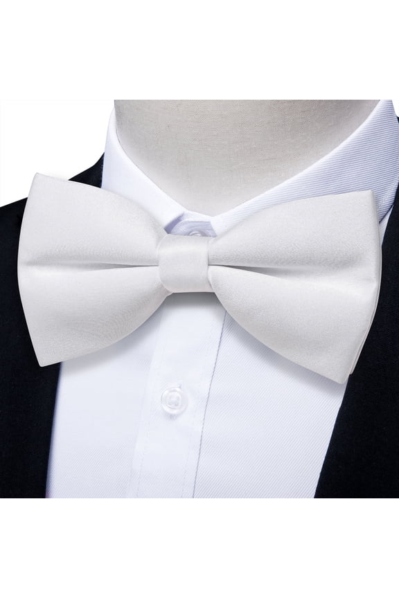 White Bow Ties for Men Pretied Bowties Solid Color Classic Satin Bow Tie Formal Business Tuxedo Adjustable Bowtie Wedding Party Beige