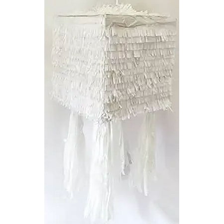 White Box Pinata Handcrafted Miner Theme Party Video Game Party Decorations