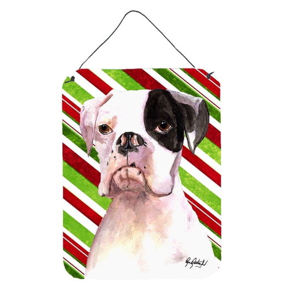 White Boxer Cooper Wall or Door Hanging Prints