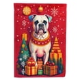 thumbnail image 1 of White Boxer Holiday Christmas House Flag 28 in x 40 in, 1 of 7