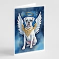 thumbnail image 1 of White Boxer My Angel Greeting Cards Pack of 8 7 in x 5 in, 1 of 3