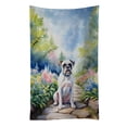 thumbnail image 1 of White Boxer Spring Path Kitchen Towel 15 in x 25 in, 1 of 3