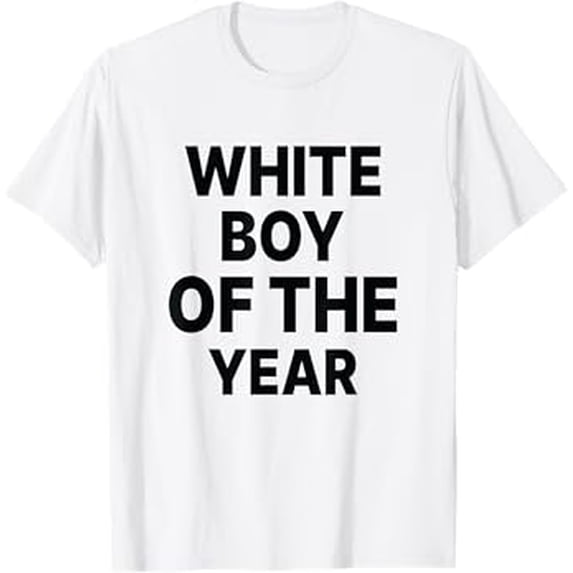 White Boy Of The Year Funny T-Shirt