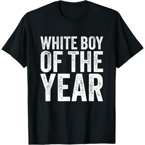 White Boy of The Year Funny T T-Shirt