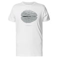 thumbnail image 1 of White Brain Top View T-Shirt Men -Image by Shutterstock, Male 3X-Large, 1 of 4