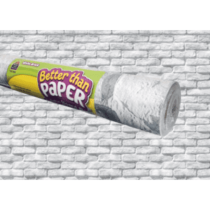 White Brick Non-Woven Fabric Bulletin Board Roll