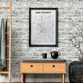 White Brick Peel And Stick Wallpaper Stone Brick Contact Paper 17.7Inch