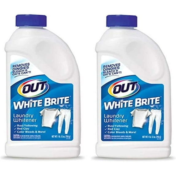White Brite WB30N WHITE BRITE 28 oz. Bottle Laundry Whitener - 2 Pack
