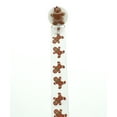 thumbnail image 1 of White & Brown Gingerbread Pacifier Clip, 1 of 1