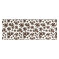 thumbnail image 1 of White Brown Sunflower Pattern Kitchen Rug Mat,Kitchen Runner Rugs Non Skid Washable,Decorative Kitchen Floor Mats for Kitchen,Sink,Laundry,17"X47", 1 of 5