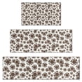 thumbnail image 1 of White Brown Sunflower Pattern Kitchen Rugs Sets Of 3,Kitchen Runner Rugs Non Skid Washable,Decorative Kitchen Floor Mats for Kitchen,Sink,Laundry,17"x30"+ 17"x47" + 17"x59", 1 of 6