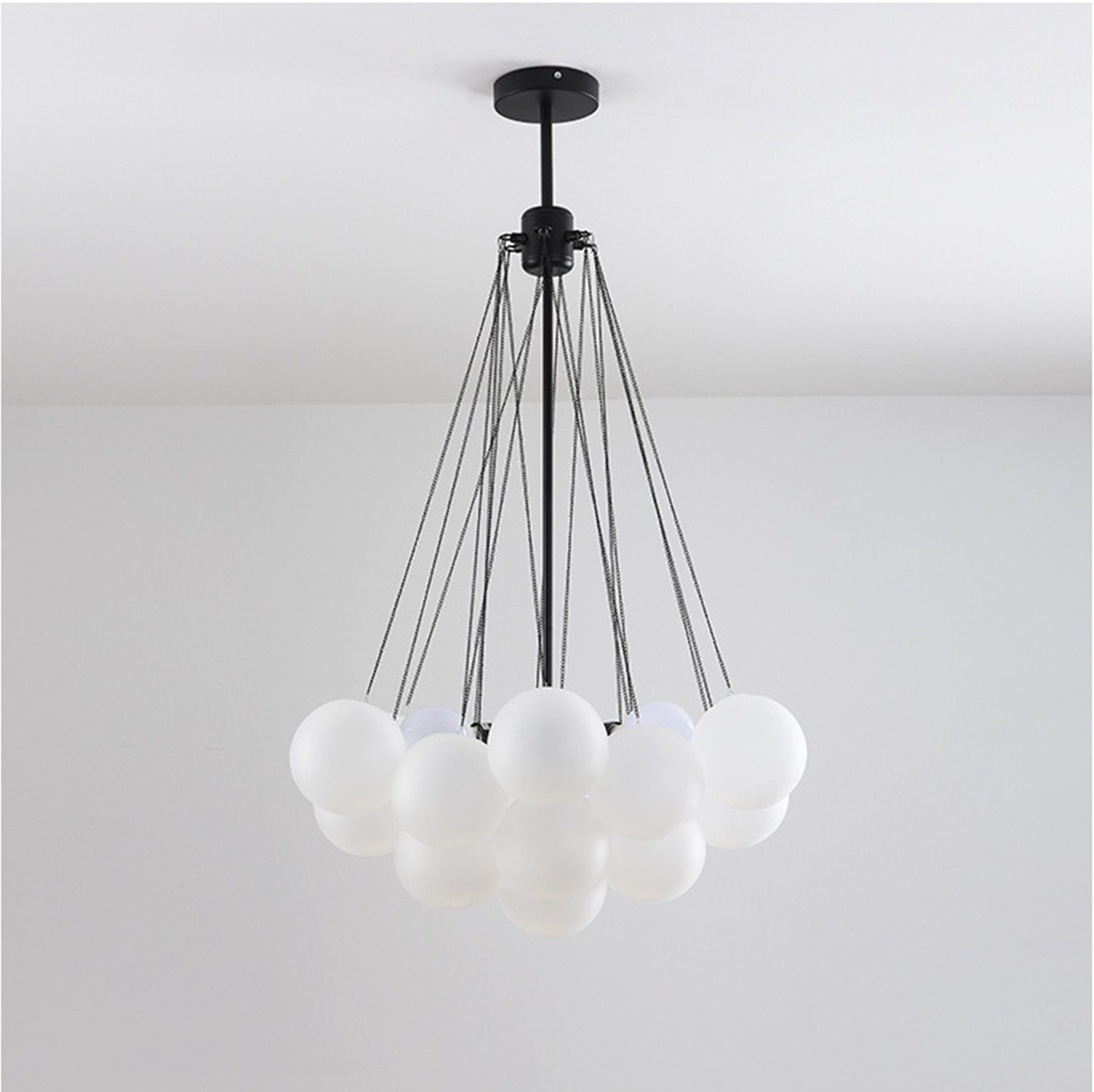 White Bubble Cloud Chandelier 40 80cm Modern Globe Pendant Light White Bubble Cloud Chandelier 40 80cm Modern Globe Pendant Light