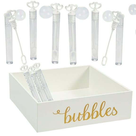 White Bubble Send-Off Kit Assortment May Vary