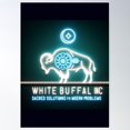 thumbnail image 1 of White Buffalo Inc. – Sacred Solutions For Modern Problems Poster Wall Art, Modern Wall Decor For Living Room Bedroom, 24x36 UNFRAMED, 1 of 3
