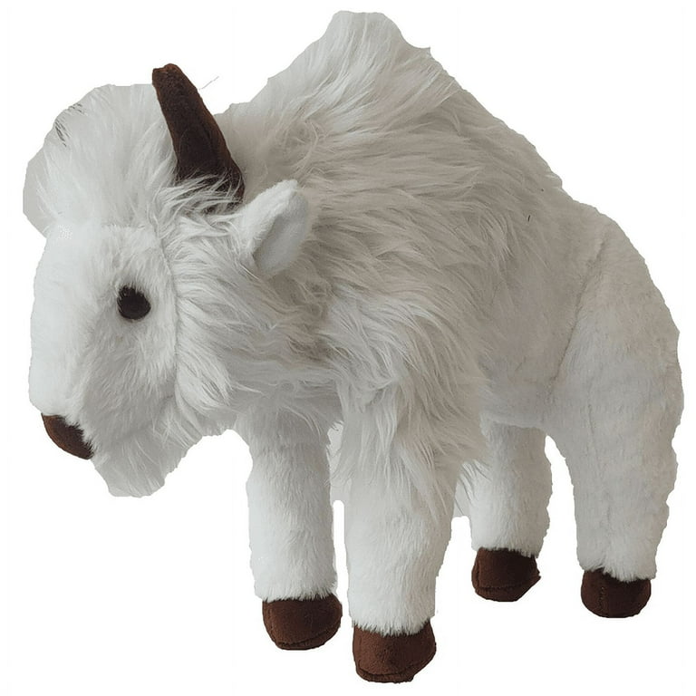 White Buffalo Plush 13 Stuffed Animal North American Plushie Walmart