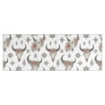 thumbnail image 1 of White Buffalo Skull Flower Geometric Pattern Kitchen Rug Mat,Kitchen Runner Rugs Non Skid Washable,Decorative Kitchen Floor Mats for Kitchen,Sink,Laundry,17"X47", 1 of 5