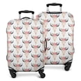 thumbnail image 1 of White Buffalo Skull Flower Pattern Luggage Cover Fashion Suitcase Cover Baggage Covers Fit 25-28 Inch Luggage (Go Travel), 1 of 5