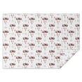thumbnail image 1 of White Buffalo Skull Flower Pattern Rectangle Tablecloth 60"x84",Waterproof Polyester Rectangle Table Cloth, Wipeable Spillproof Polyester Tablecloth for Dining, Camping, Indoor and Outdoor, 1 of 5