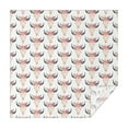 thumbnail image 1 of White Buffalo Skull Flower Pattern Square Tablecloth,Waterproof Square Table Cover,Wipeable Spillproof Washable Table Cover for Home Kitchen Party Decor 42"X42"(107x107cm), 1 of 6