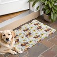 thumbnail image 1 of White Buffalo Sunflower Flower Pattern Door Rugs,Washable Non Slip Door Mats Indoor,Decorative Door Mats,Entry Mat Indoor for Entrance,Bedroom,Kitchen,Bathroom,16"x24", 1 of 6