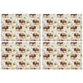 thumbnail image 1 of White Buffalo Sunflower Flower Pattern Summer Placemats Table Placemats Set Of 4-Linen Kitchen Washable Placemats Table Mats 11.8"x17.7" Non-Slip Heat Resistant, 1 of 6