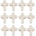 thumbnail image 1 of White Bulk Synthetic Turquoise Mini Tiny Cross Bead Crosses Charms Spacer Bead, 1 of 7