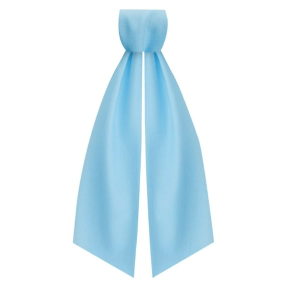 White Burlap Christmas Wreath Sash, 3.74"x59" Ribbon for Front Door, Birthday, Thanksgiving, , Holiday Décor, Blue, Wreaths