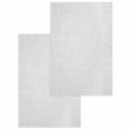 thumbnail image 1 of White Burlap Texture Hand Towels Set, Waffle Weave Kitchen Towels 2 Pieces, Farmhouse Vintage White Microfiber Hair Face Bath Tea Towel Absorbent Quick Drying Cleaning Dish Cloths 15.7"x23.6", 1 of 7