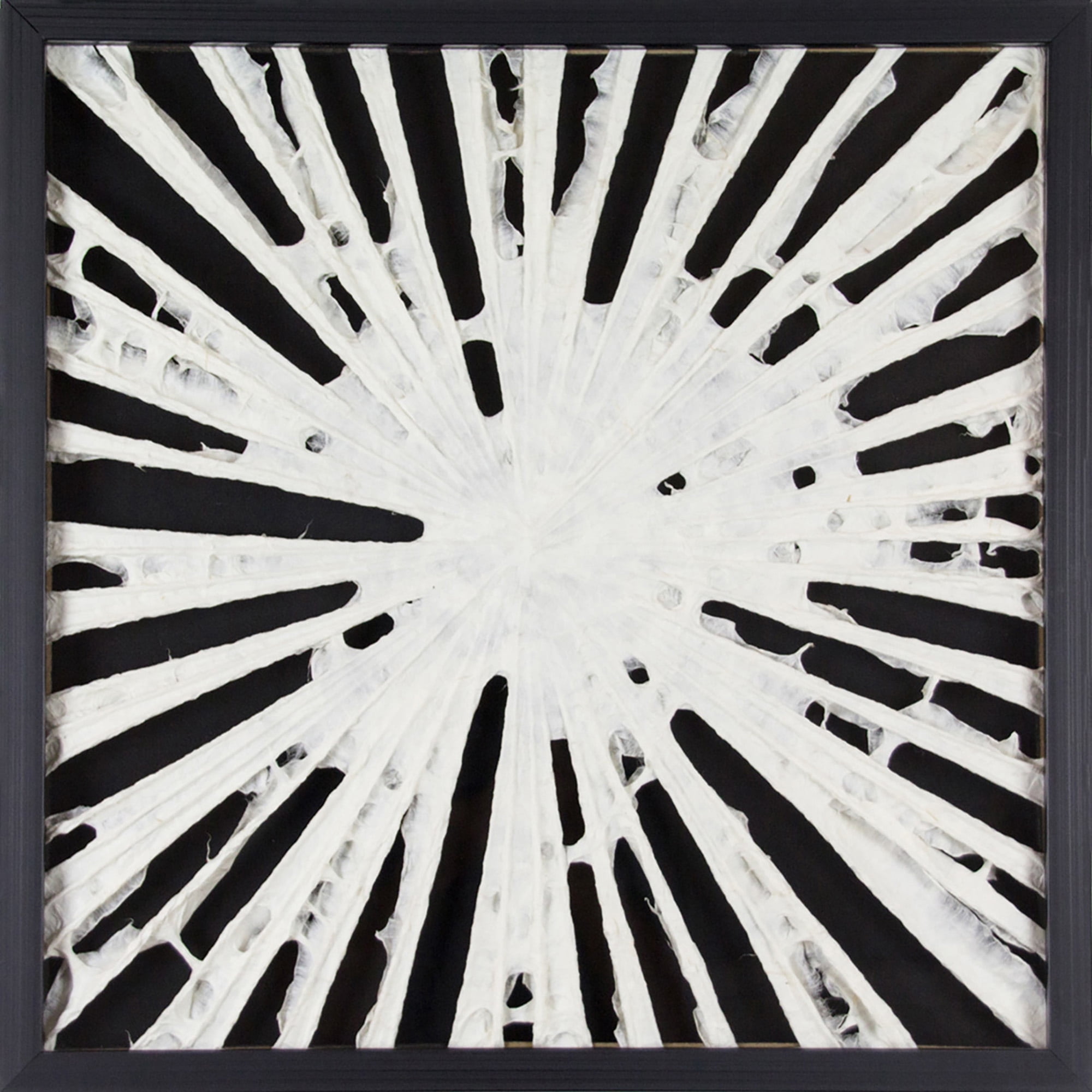 White Burst Paper Art