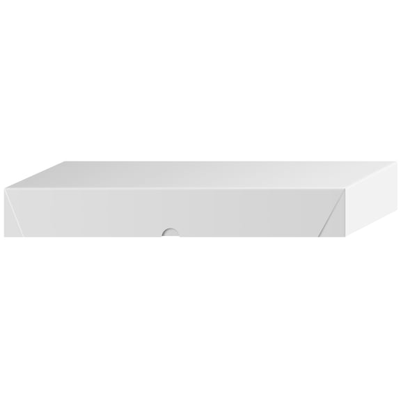 White Business Card Folding Box - Thick and Sturdy Cardboard Boxes for Storage Containers Packaging Holder and Organizer - 200 per Carton - 14 x 3 1/2 x 2