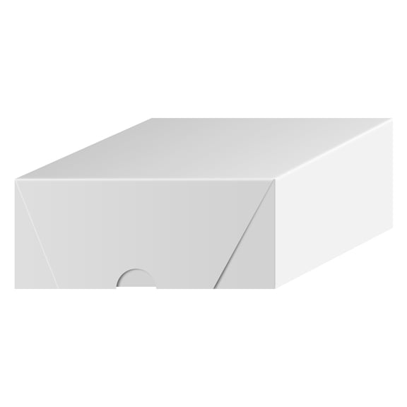 White Business Card Folding Box - Thick and Sturdy Cardboard Boxes for Storage Containers Packaging Holder and Organizer - 200 per Carton - 4 3/4 x 3 1/2 x 2
