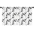 thumbnail image 1 of White Butterfly Black Pattern Insulated Teens Curtains Set Of 2, Bedroom Essentials, Toddler Room Decor 52"x63", 1 of 5
